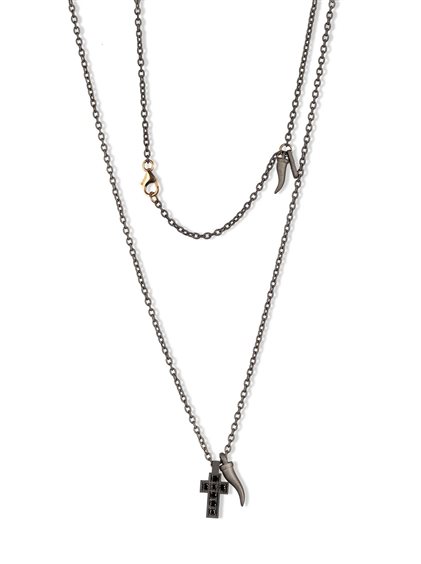 Collana Mano-J. Uomo in Titanio Diamante Black 0.24 Ct CCRP1001 - CCRP1001